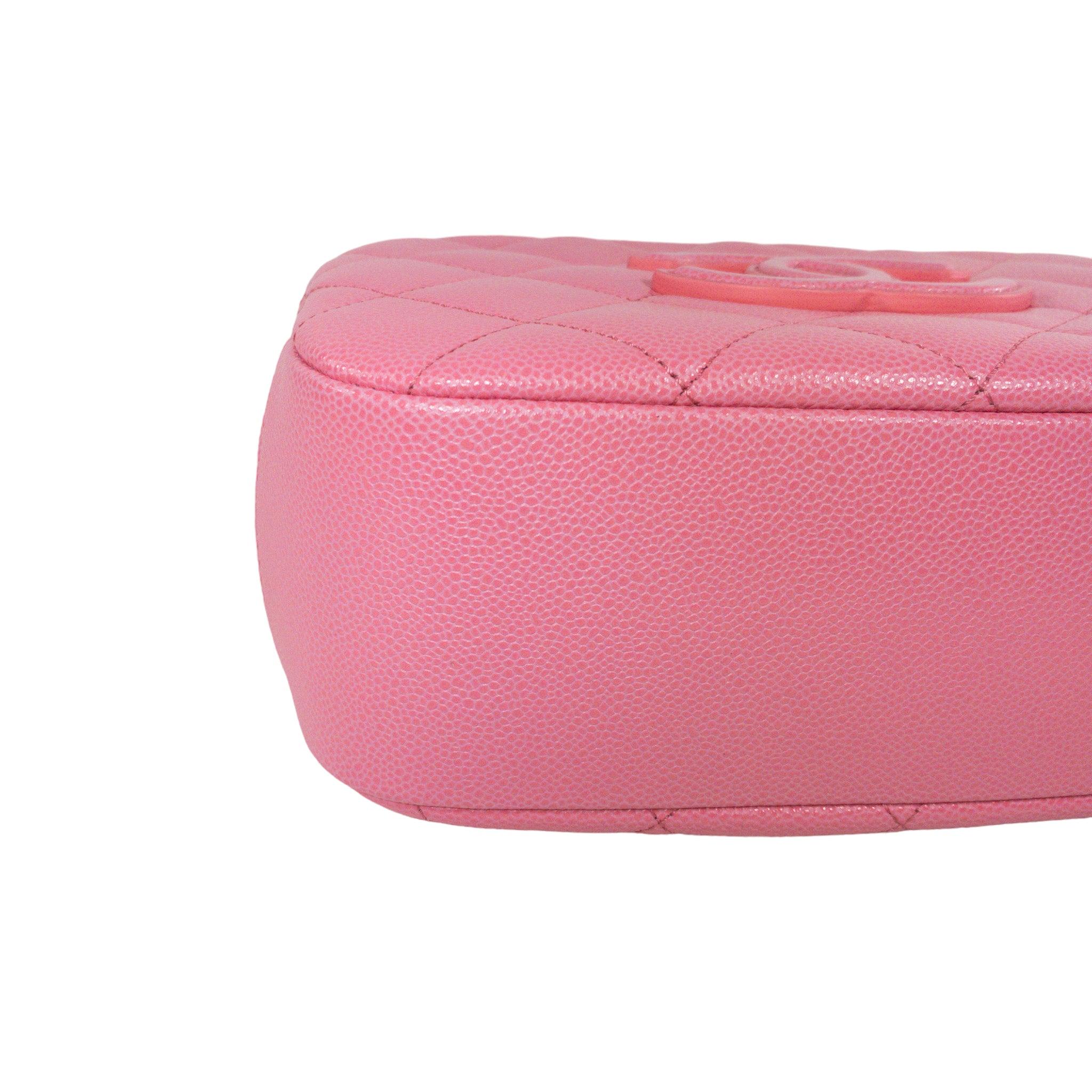 Chanel Pink Caviar Vanity Case  For Sale 1
