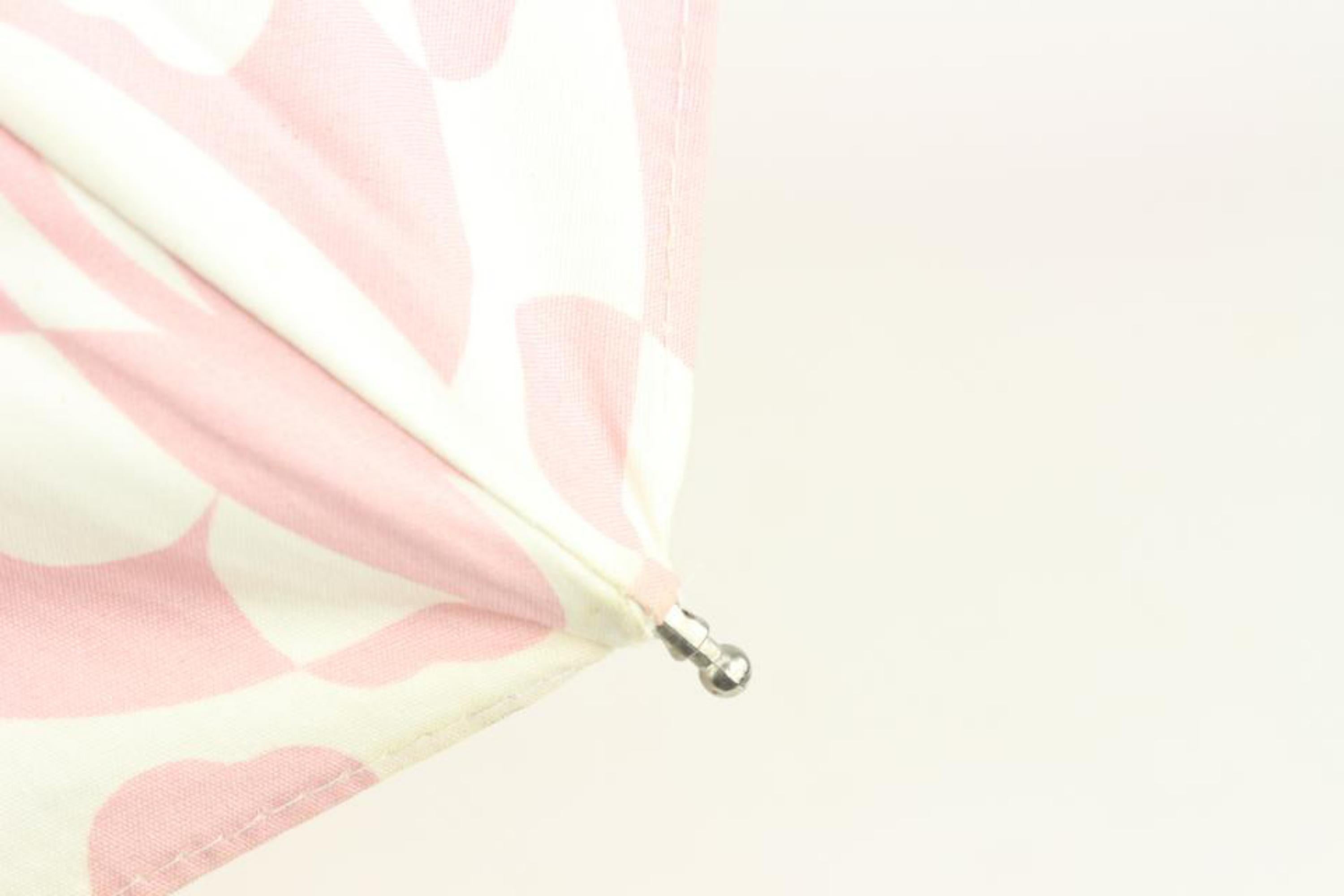 Chanel Pink CC Clover Charm Umbrella 1028c14 5