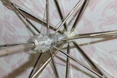 Chanel Pink CC Clover Charm Umbrella 1028c14