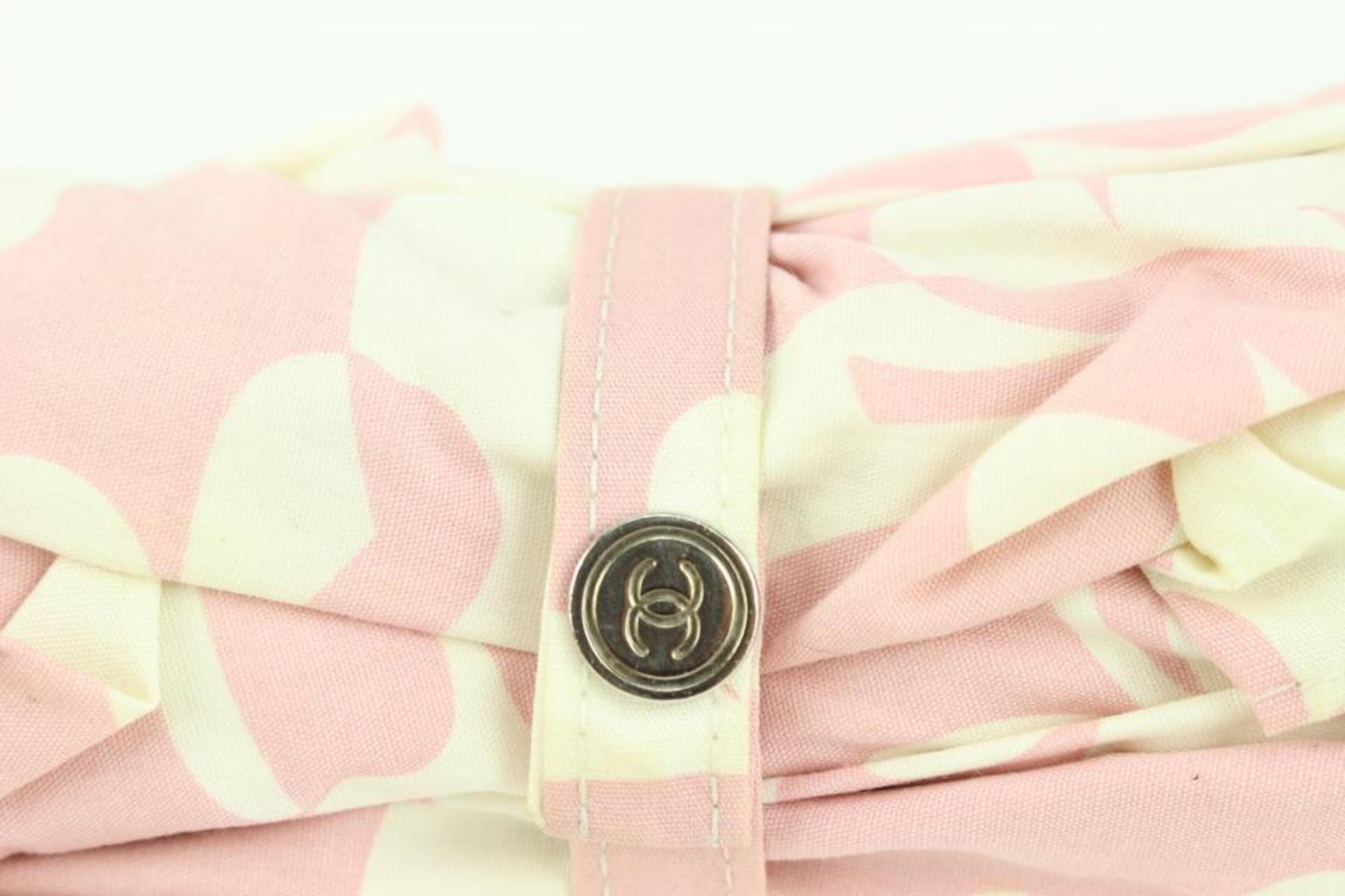 Chanel Pink CC Clover Charm Umbrella 1028c14 2