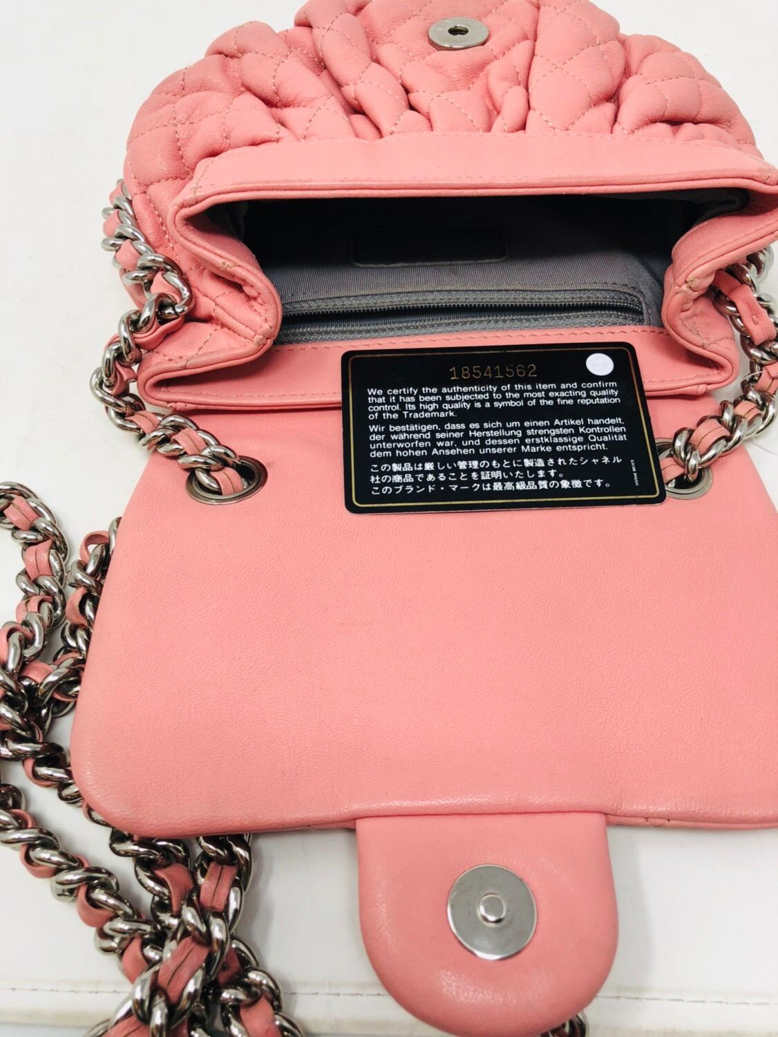 Chanel Pink Chain Around Crossbody Bag 2