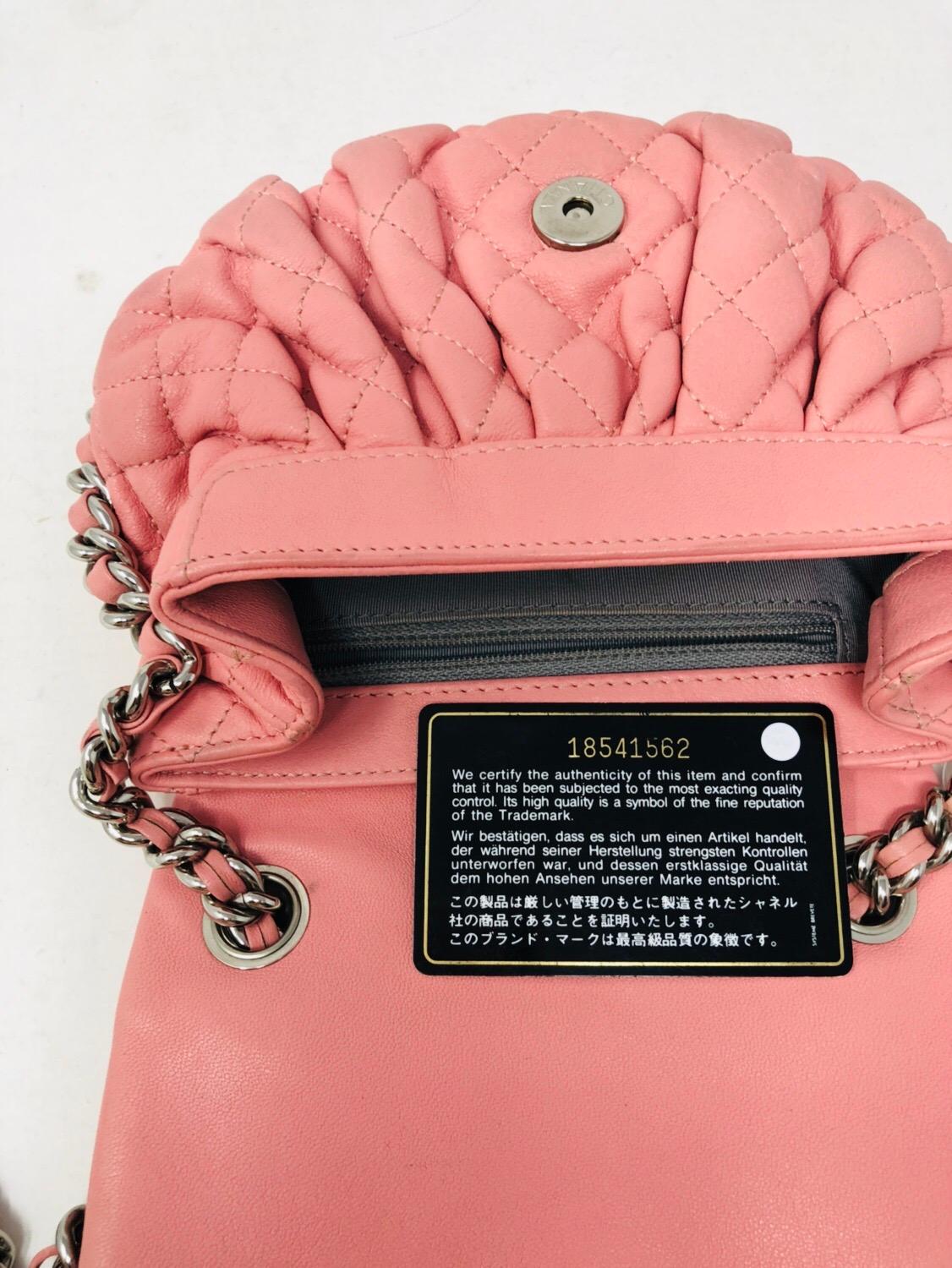 Chanel Pink Chain Around Crossbody Bag 3