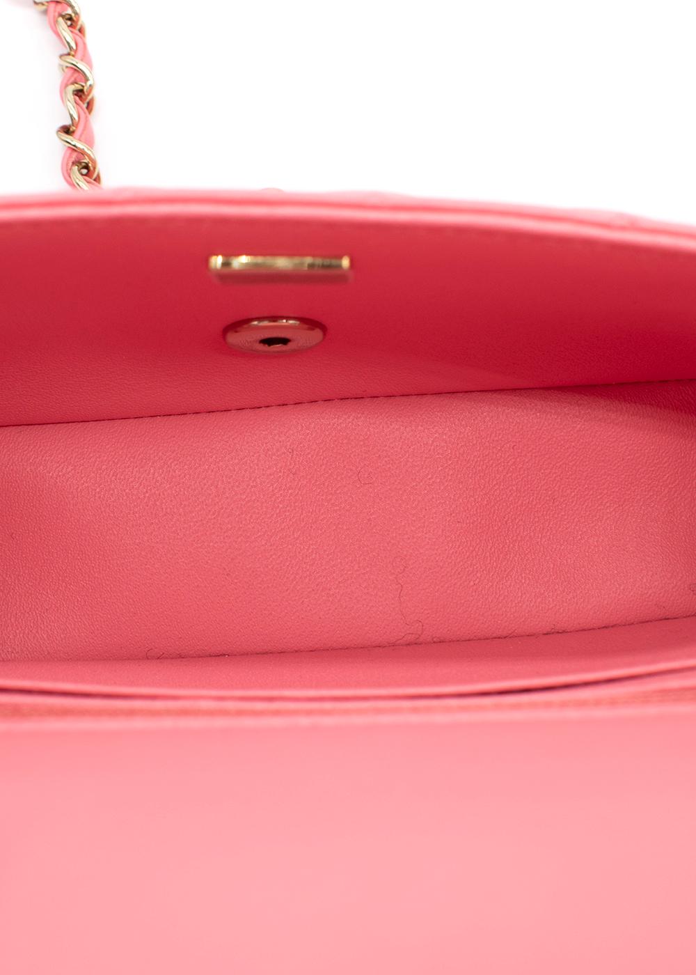 Chanel Pink Classic Mini Flap Bag at 1stDibs | pink chanel bag, chanel ...