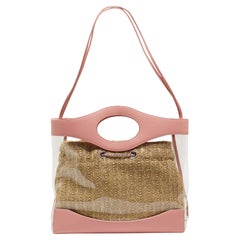 Chanel Pink/Clear PVC and Leather 31 Shopping Bag