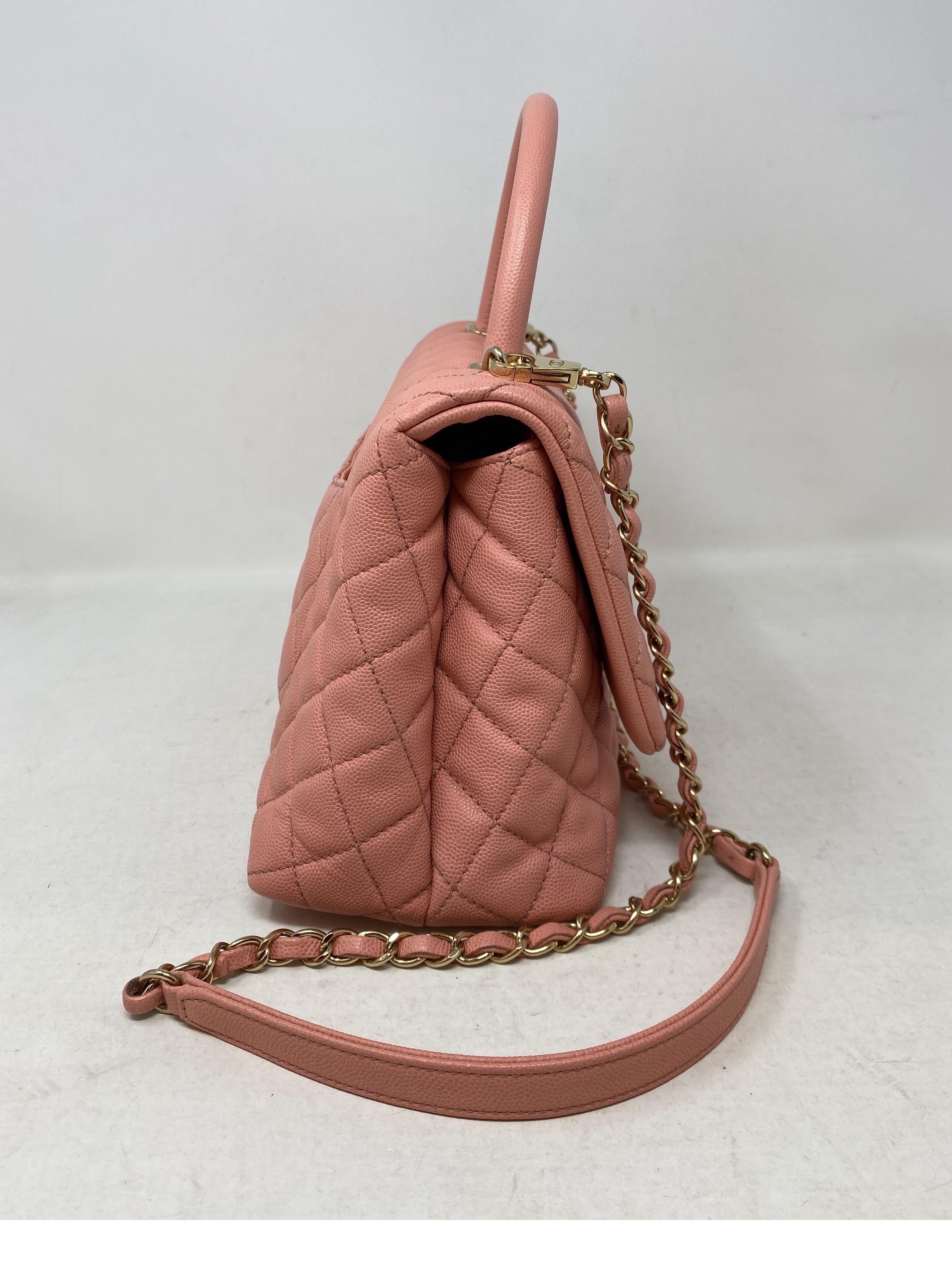 pink coco handle chanel