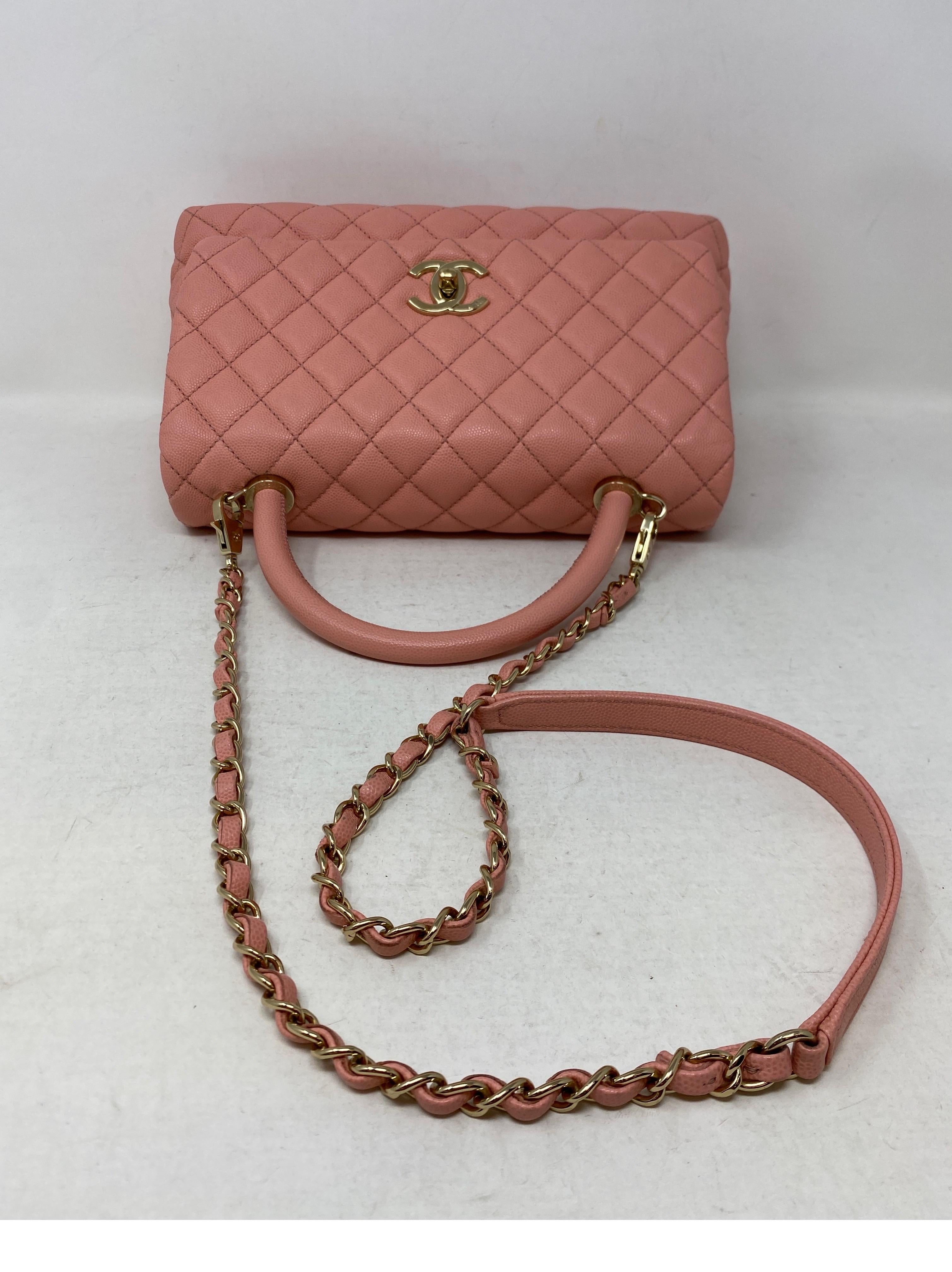 Women's or Men's Chanel Pink Coco Handle Bag