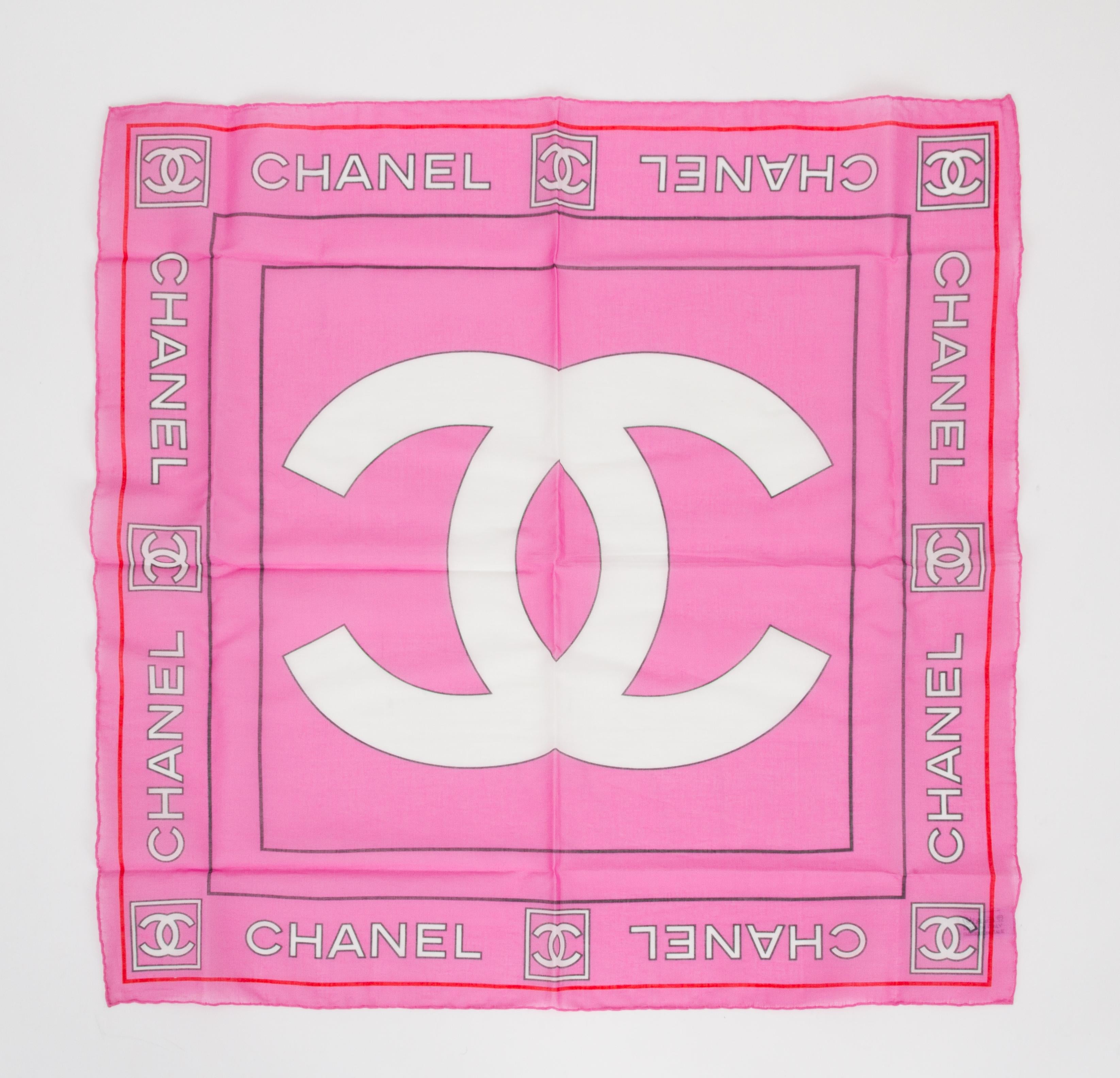 chanel pink logo