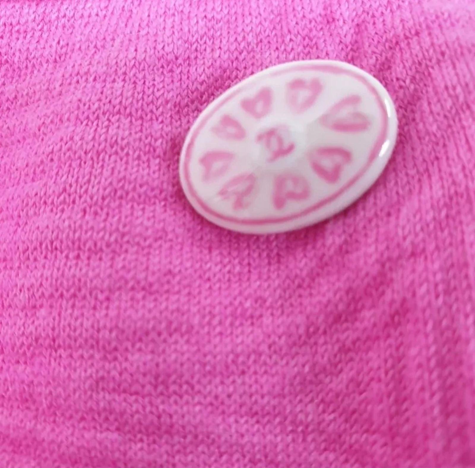 Chanel Pink Cotton Mini Skirt sz.40 For Sale 1