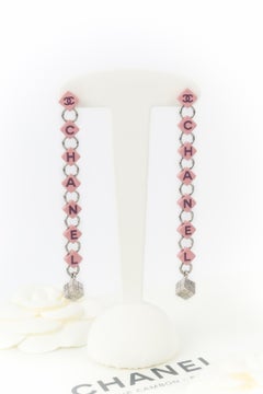 Chanel pink earrings 2004