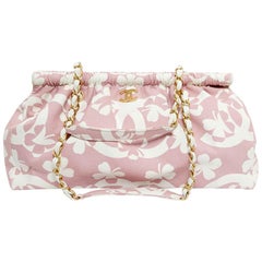 Chanel Pink Fabric Vintage Bag