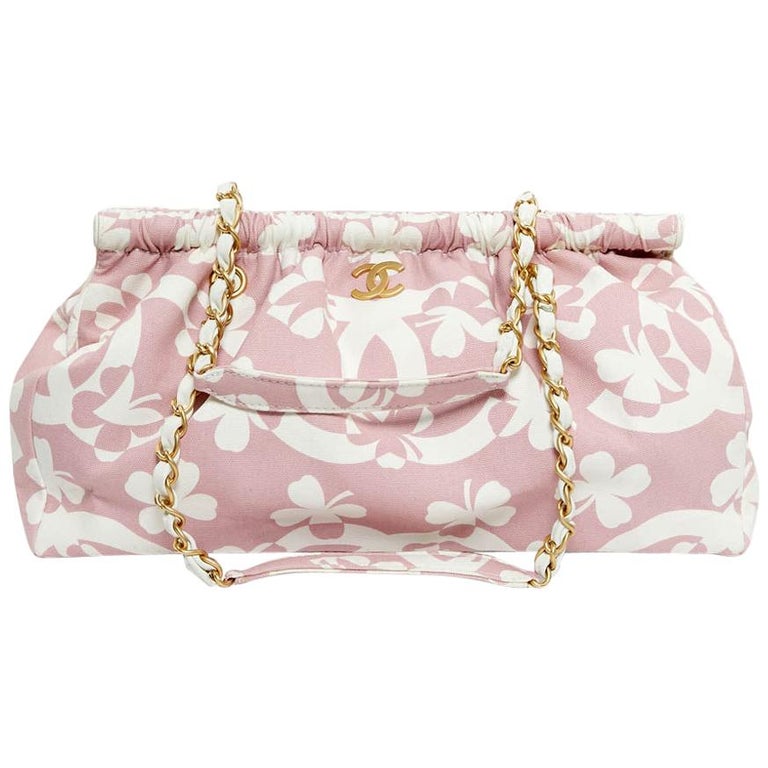 Chanel Pink Fabric Vintage Bag at 1stDibs | chanel pink fabric bag
