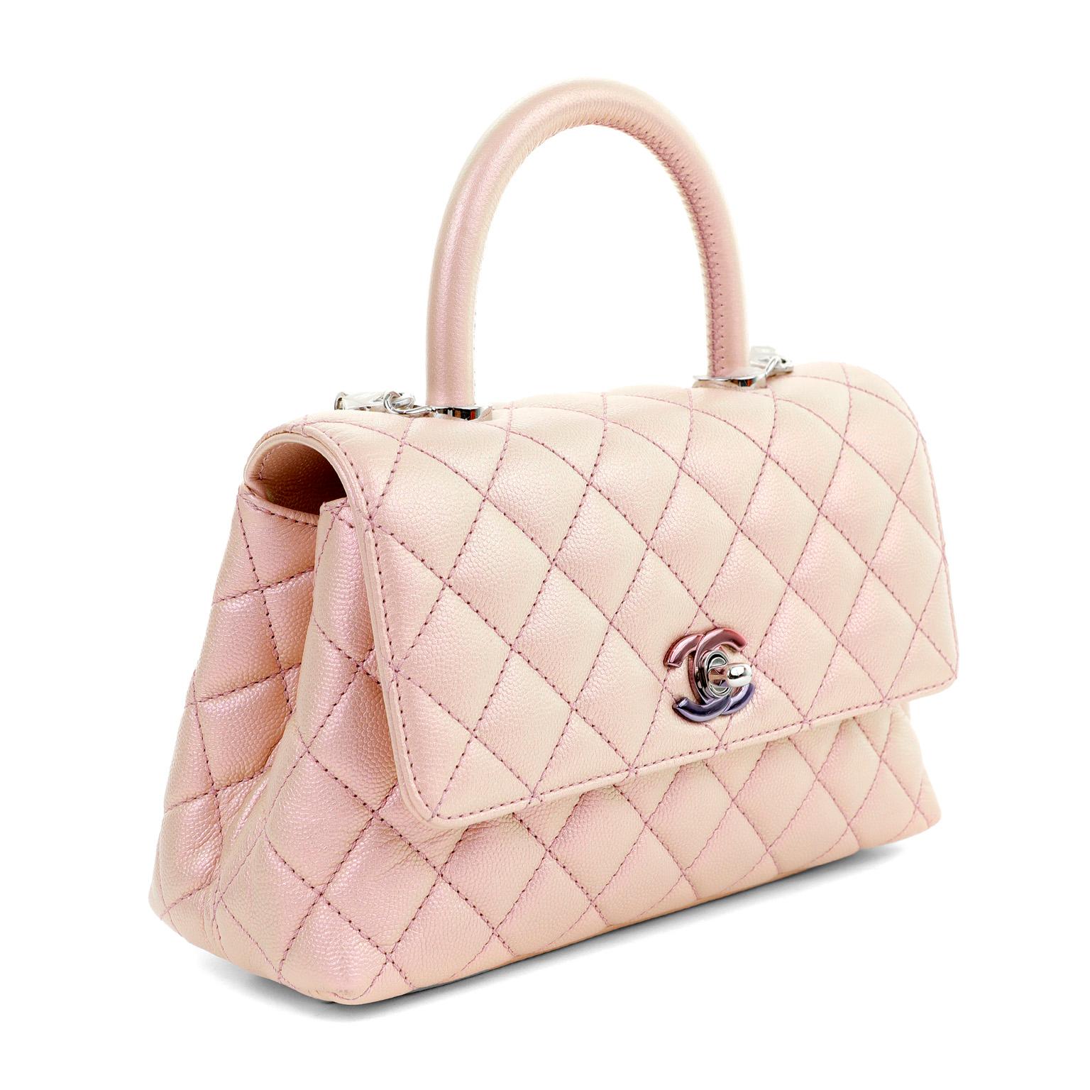 pink coco chanel bag