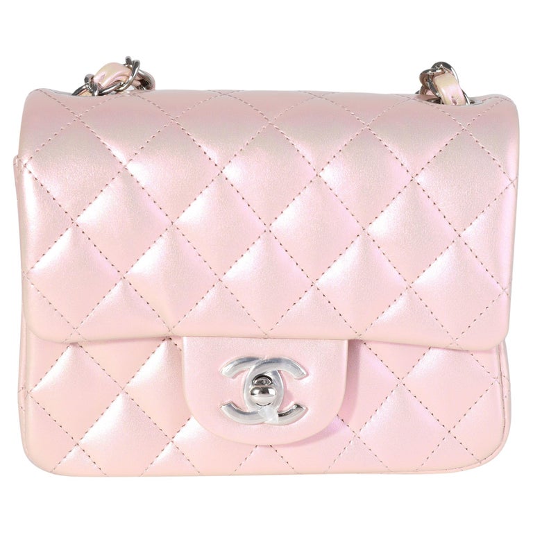Chanel Mini Flap Bag White - 13 For Sale on 1stDibs