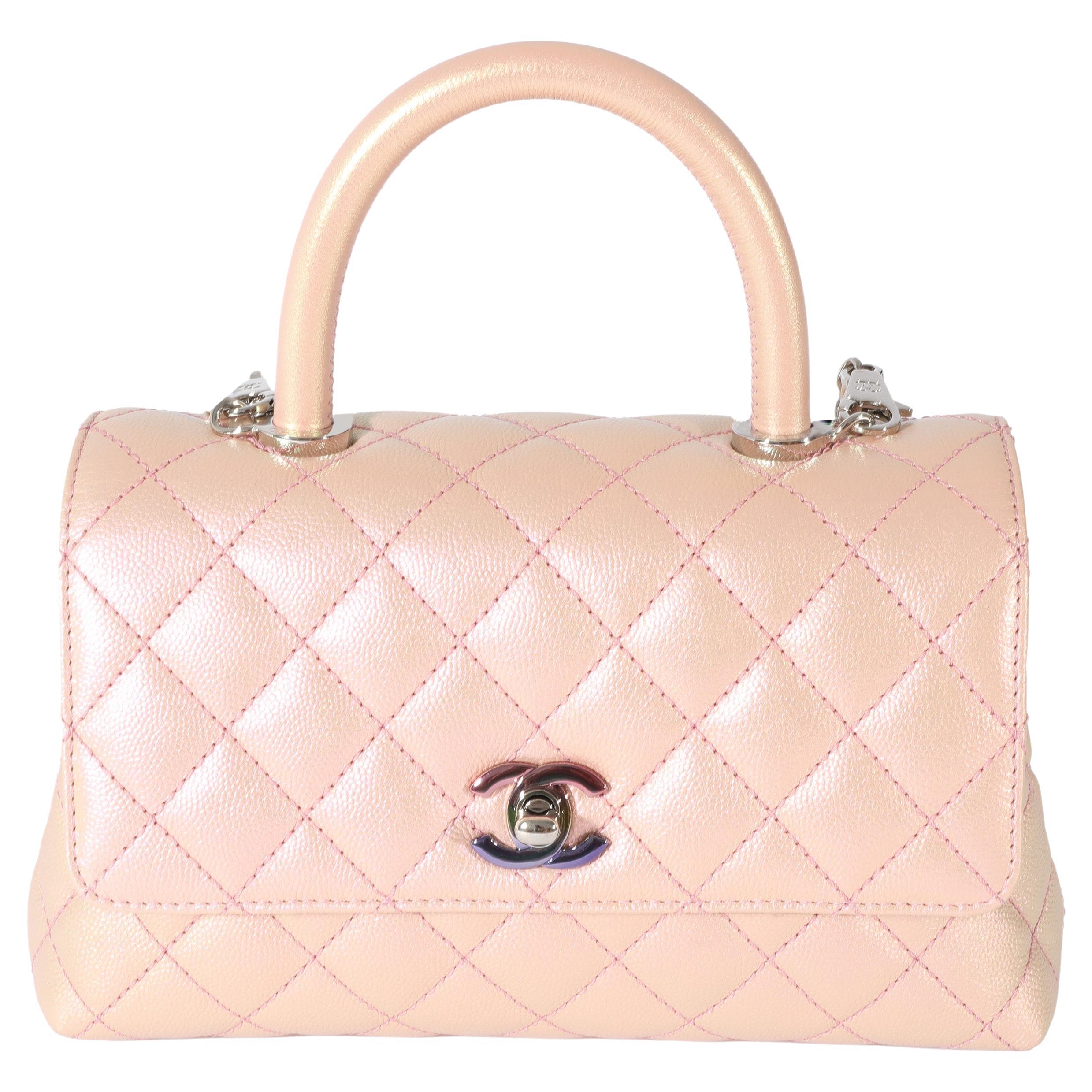 Pink Coco Chanel Purse - 22 For Sale on 1stDibs