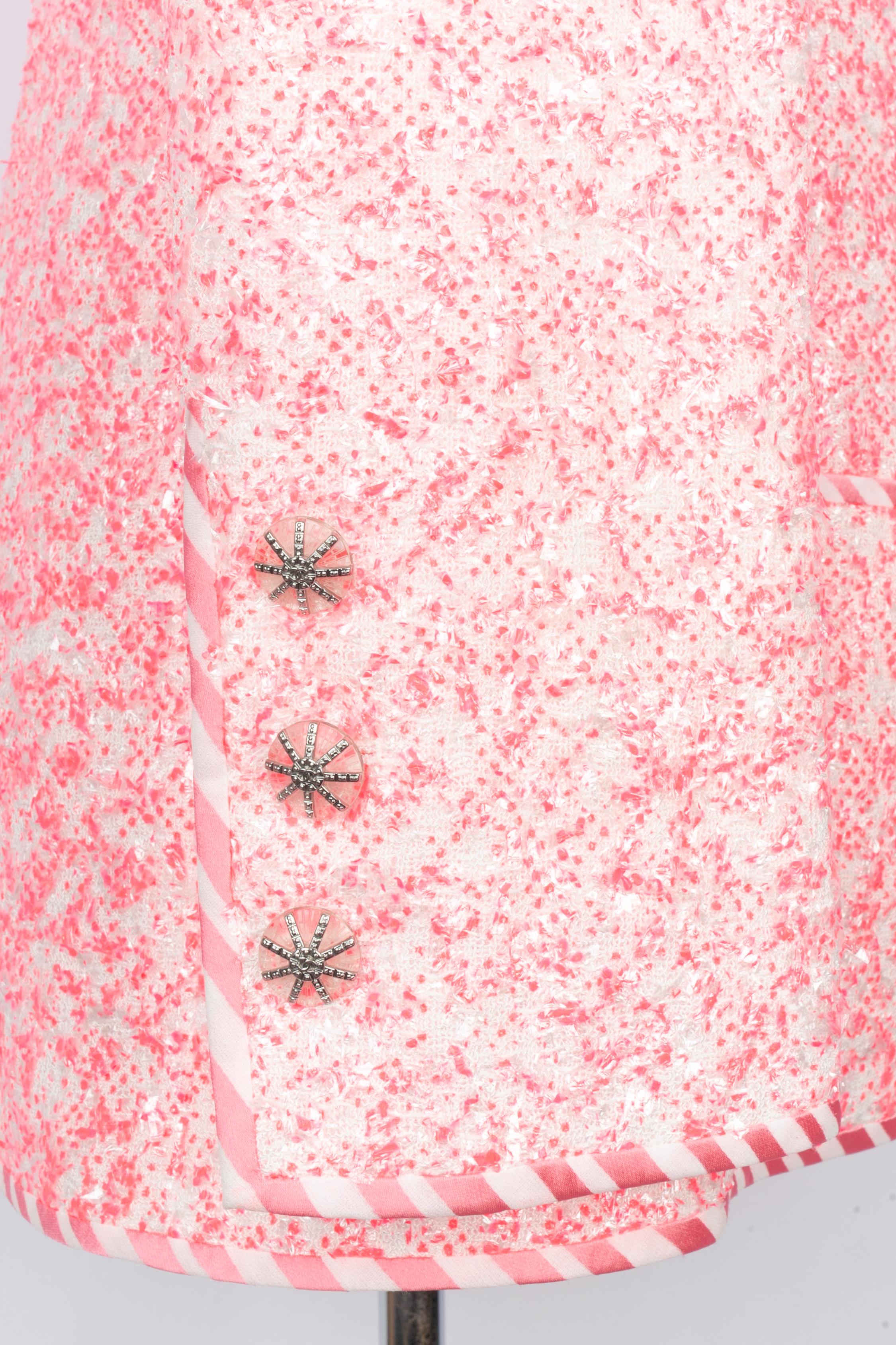 Giacca rosa Chanel Primavera 2020 in vendita 2