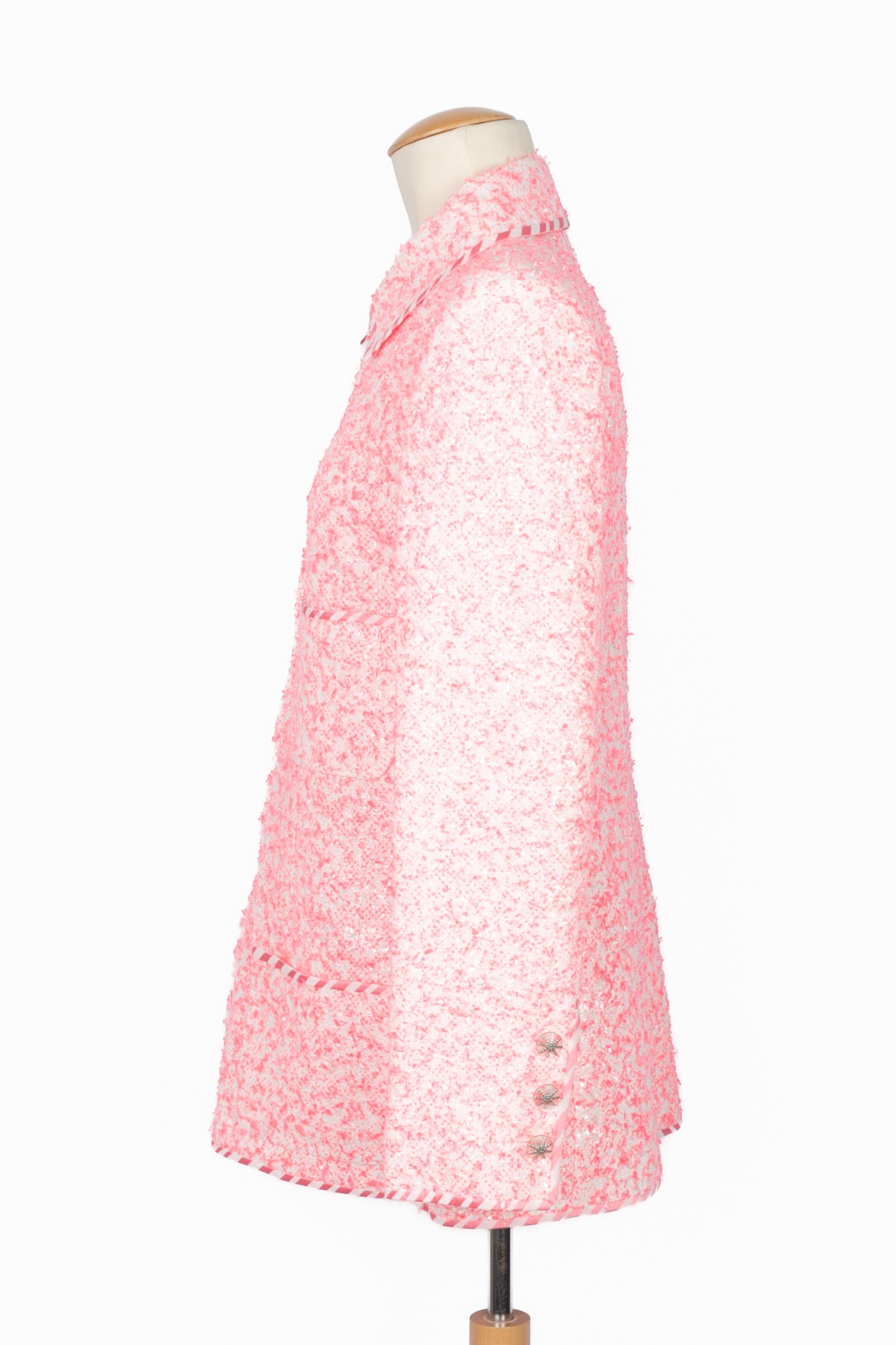 Giacca rosa Chanel Primavera 2020 in vendita 4