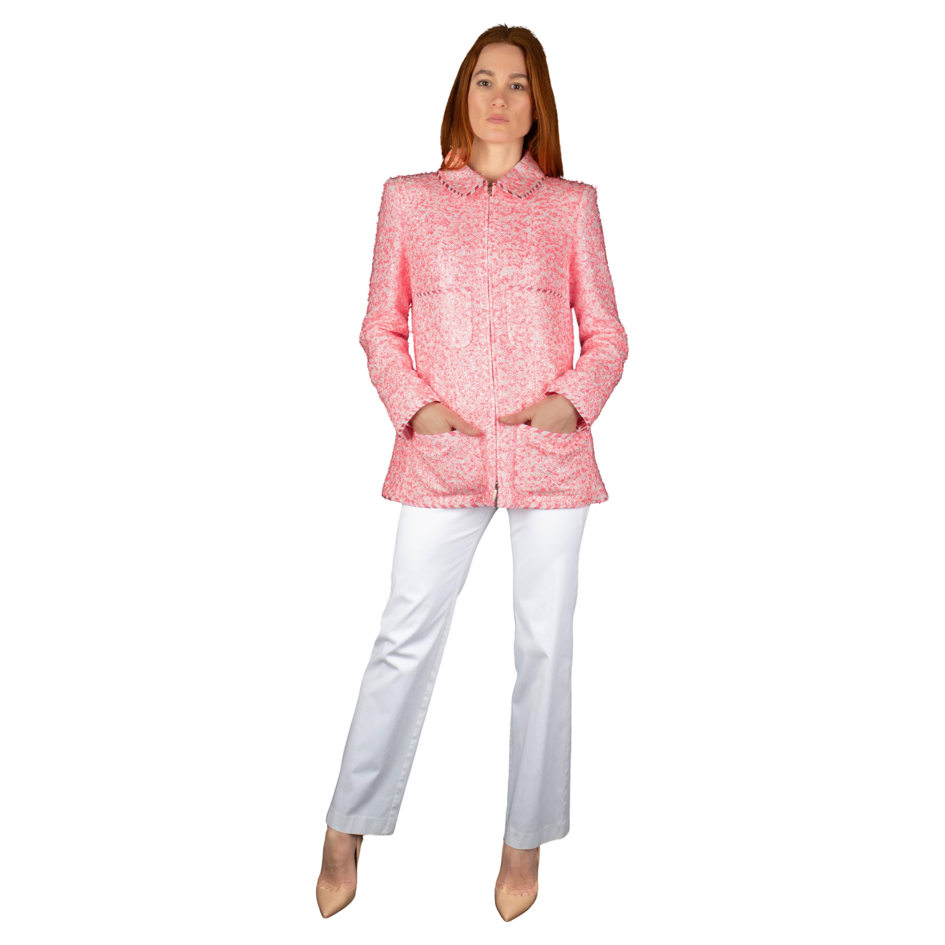 Chanel pink jacket Spring 2020