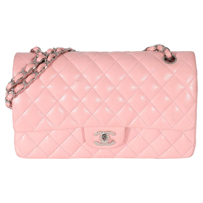 CHANEL Pink Quilted Lambskin A Real Catch Classic Flap Bag For Sale at  1stDibs