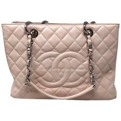 Chanel Pink Large Grand Shopper Tote