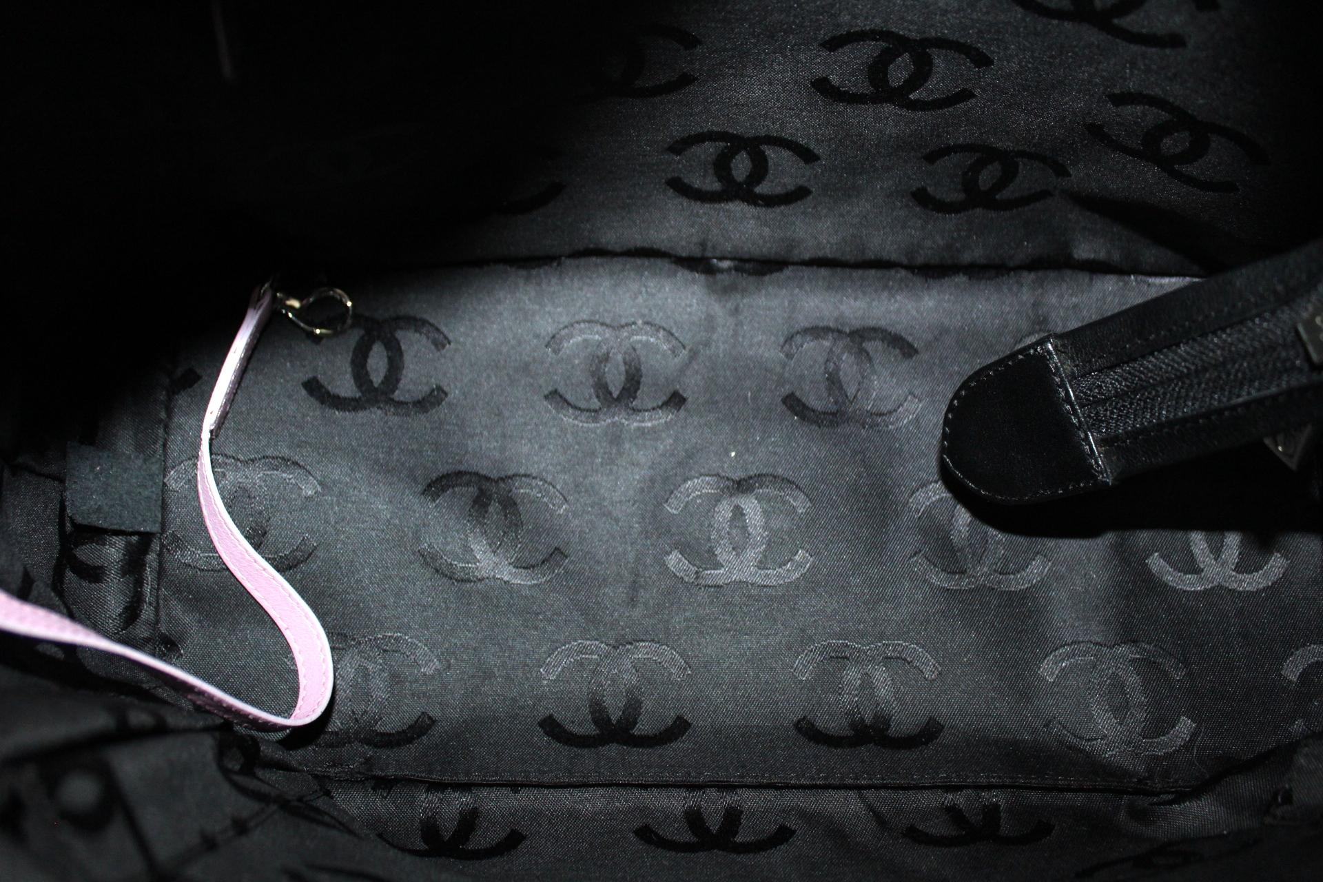 Chanel Pink Leather Cambon Bag 1