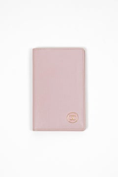 Chanel Pink Leather Card Holder