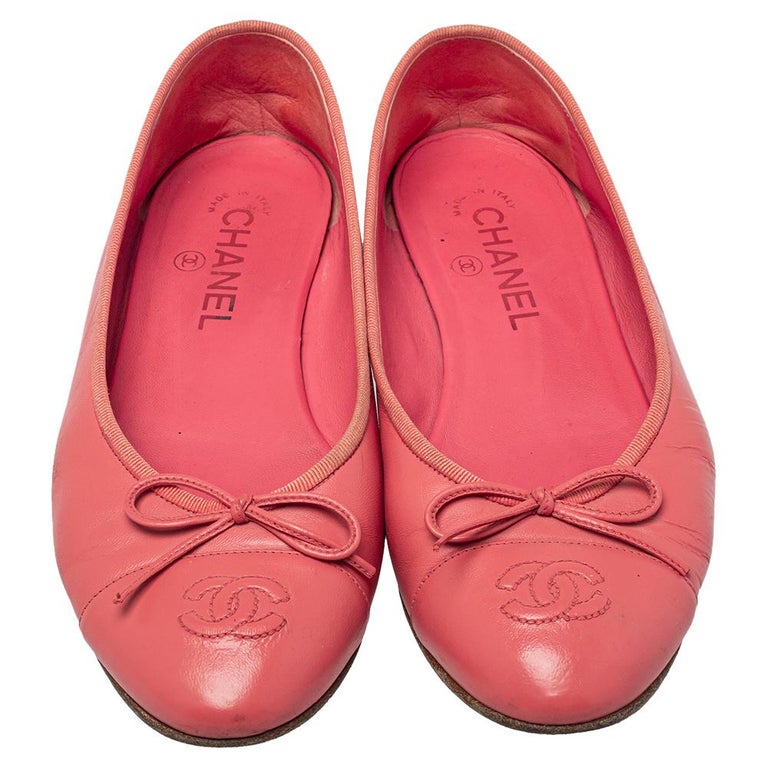 pink chanel loafers 38