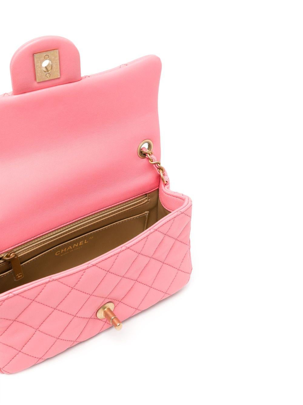 Women's Chanel Pink Mini Rectangular Flap Bag
