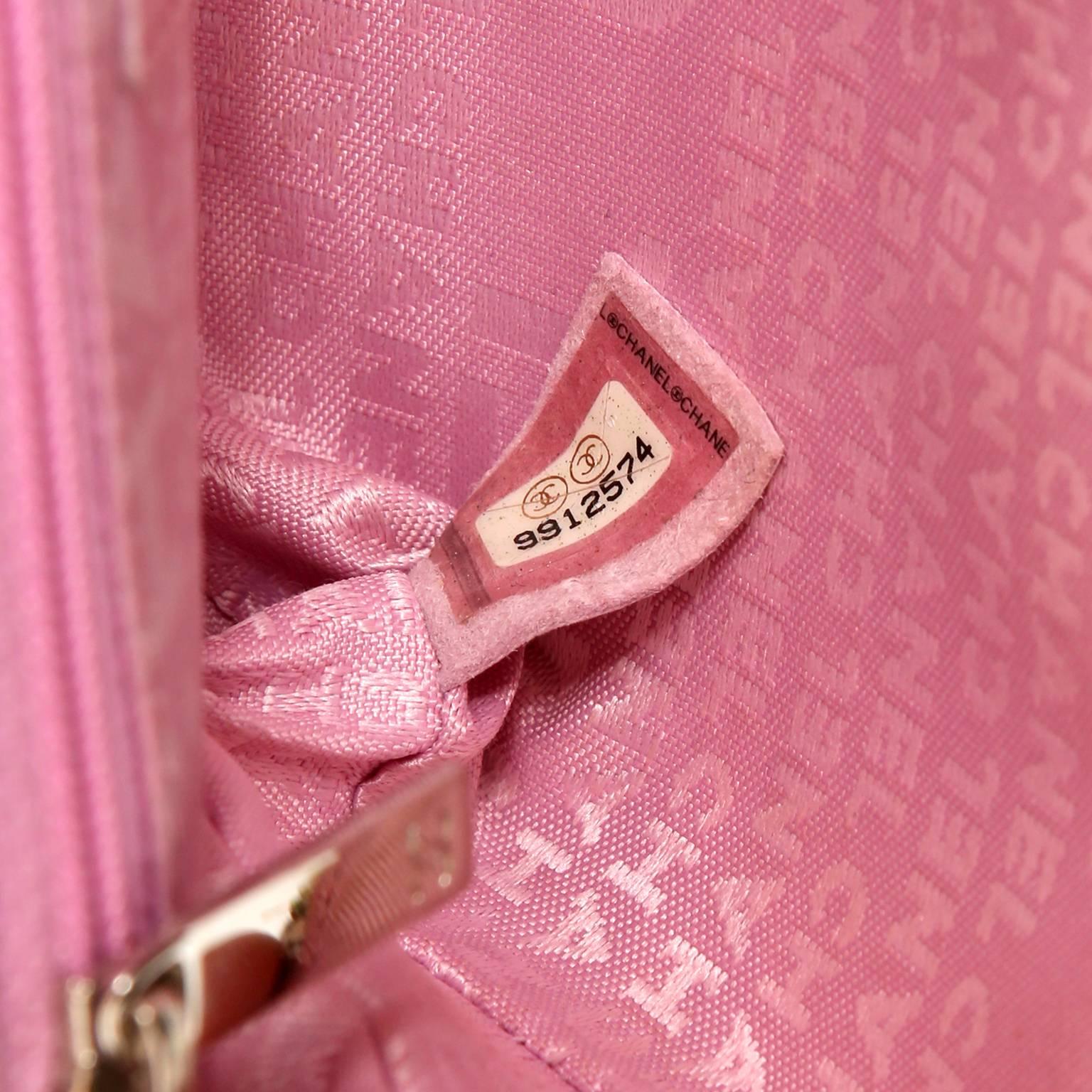 Chanel Pink Multi Color Tweed CC Flap Bag 10