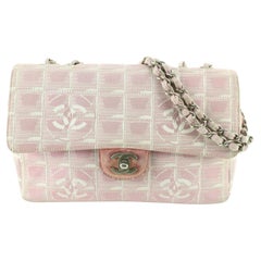 Chanel Pink New Line Classic Flap 71ca78s