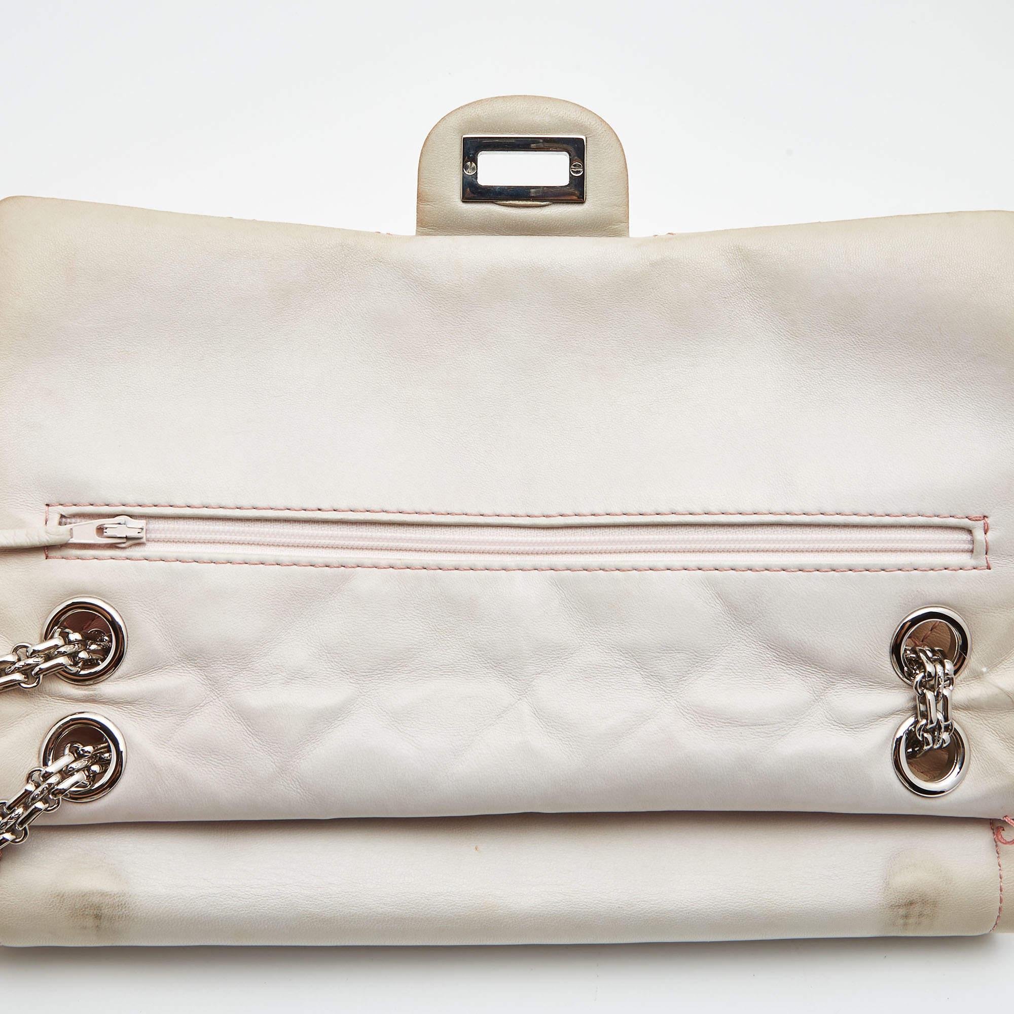 Chanel Pink Ombre Quilted Leather Reissue 2.55 Classic 226 Flap Bag 7