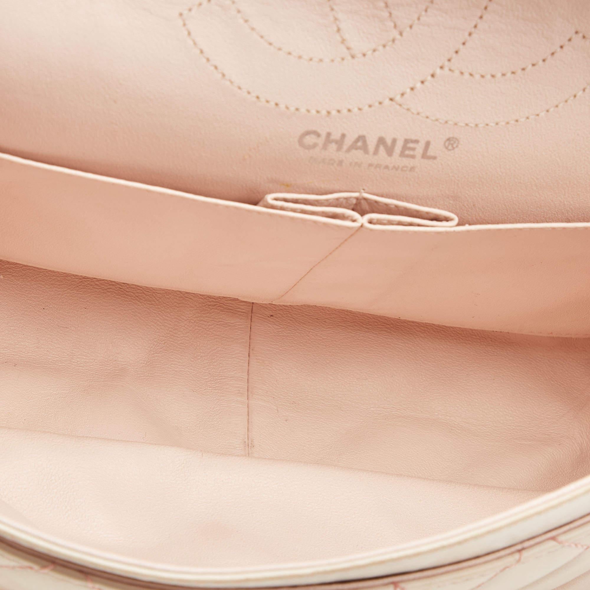 Chanel Pink Ombre Quilted Leather Reissue 2.55 Classic 226 Flap Bag 8