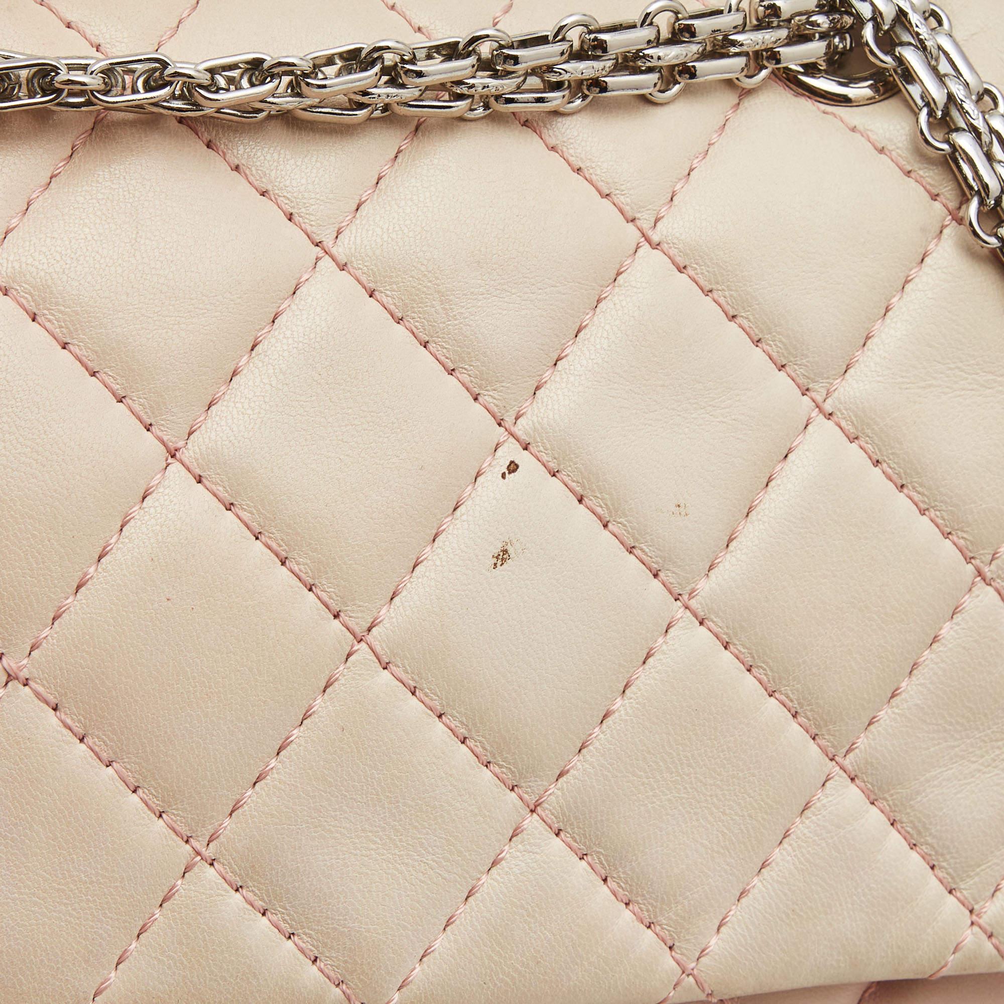 Chanel Pink Ombre Quilted Leather Reissue 2.55 Classic 226 Flap Bag 9