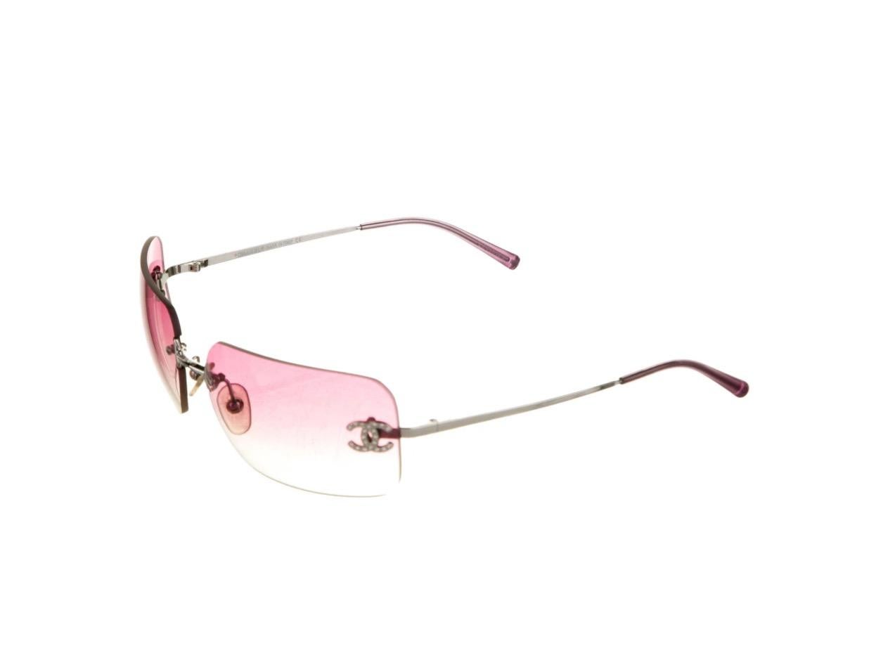 chanel pink sunglasses
