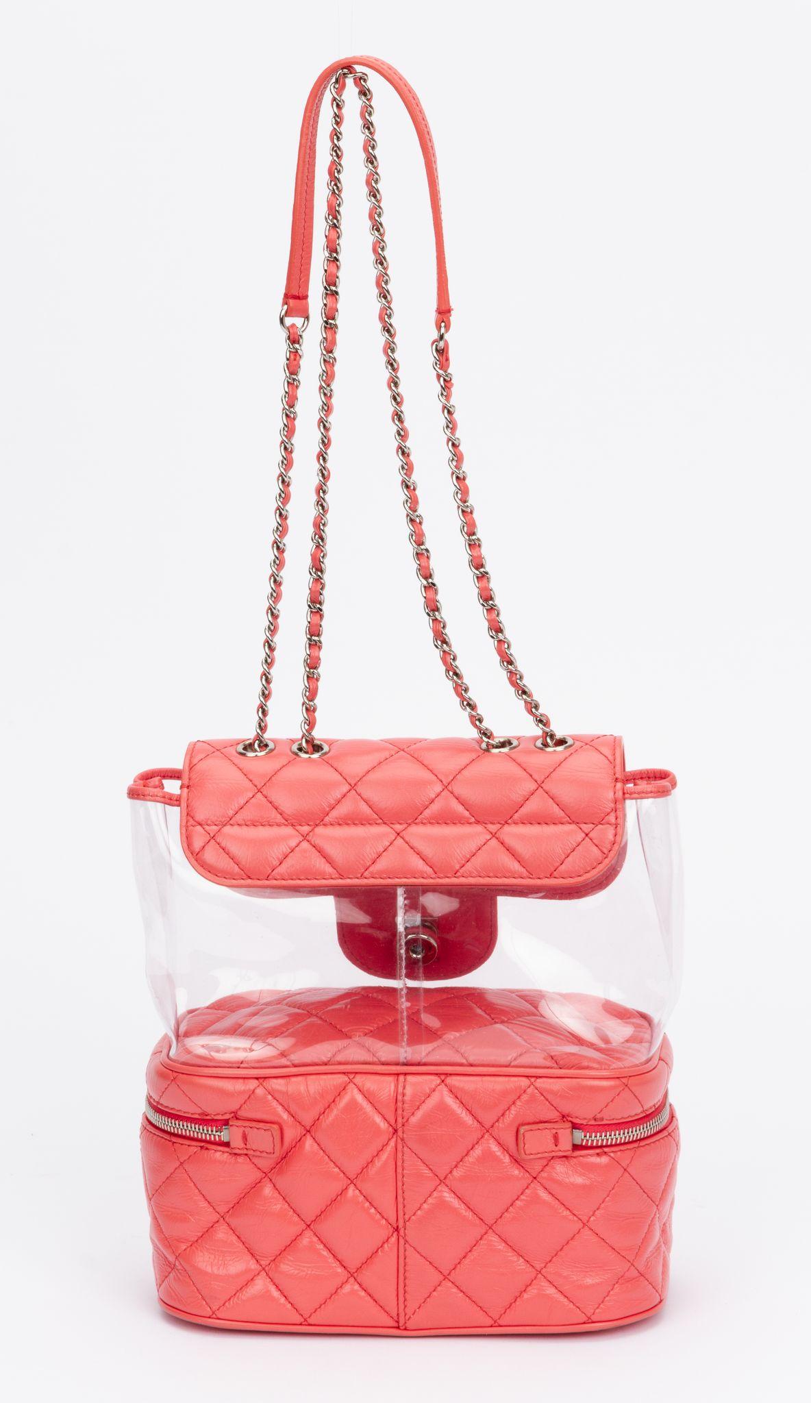 Chanel Rosa Pvc Umhängetasche (Pink) im Angebot