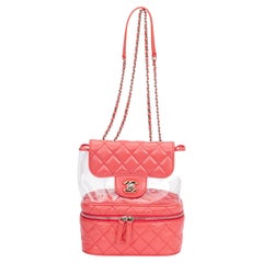 Chanel Pvc Backpack - 2 For Sale on 1stDibs  chanel transparent backpack,  chanel aquarium backpack