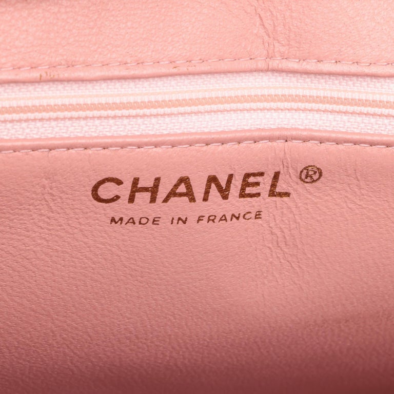 2005 Chanel Pink Quilted Caviar Leather Medallion Tote at 1stDibs