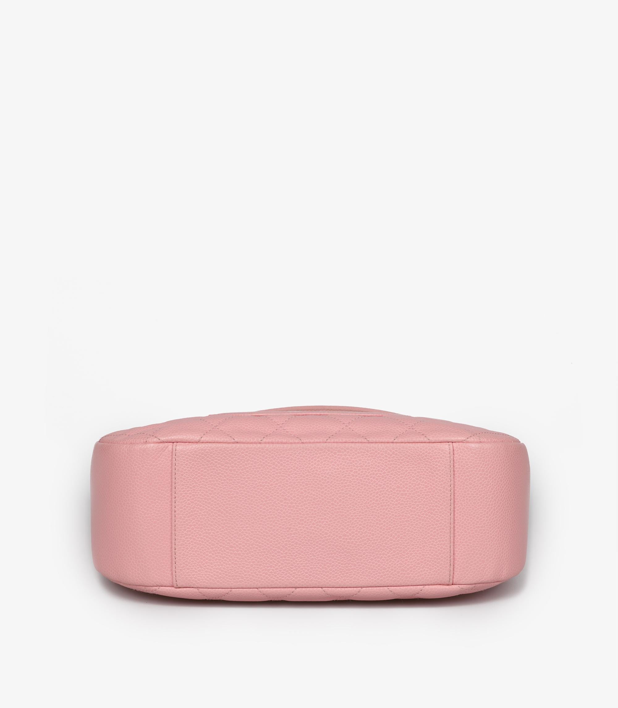Chanel Bolso Hobo Vintage Timeless Piel Caviar Acolchada Rosa en venta 3