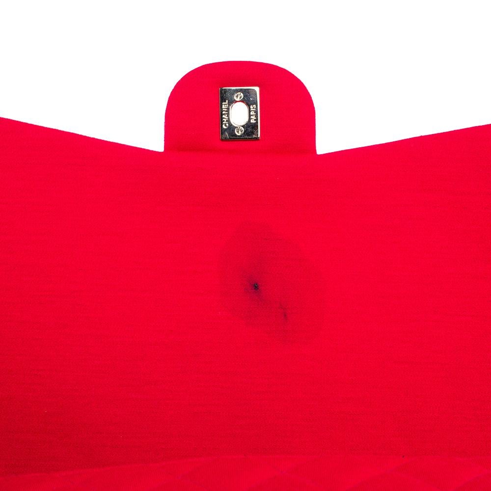 Chanel Pink Quilted Fabric Maxi Classic Single Flap Bag 4