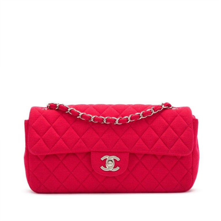 pink chanel double flap caviar