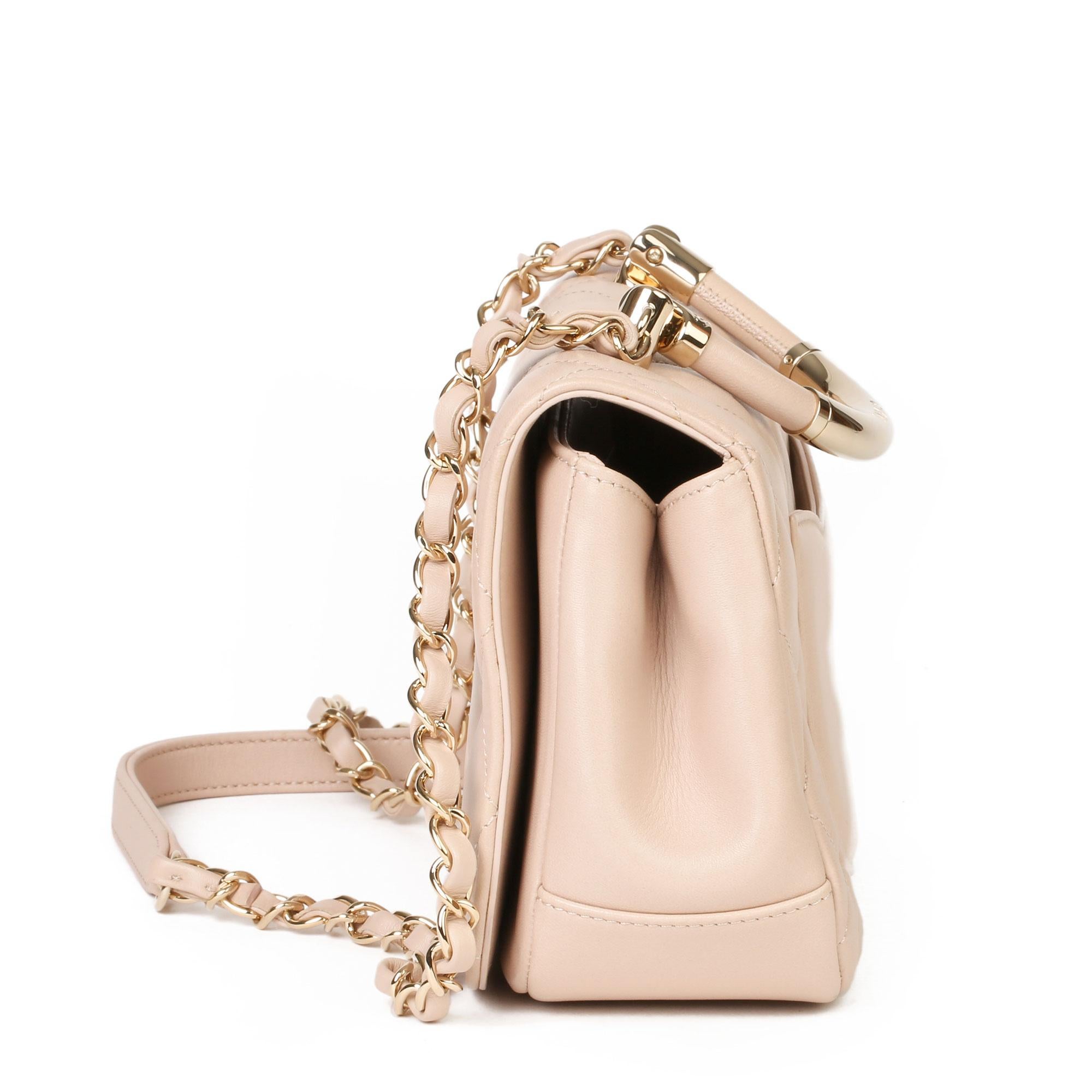 chanel pink top handle