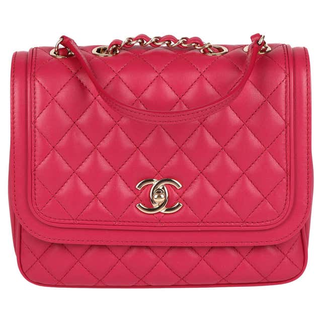 Chanel Pink Leather Floral Wallet On Chain at 1stDibs | pink chanel ...