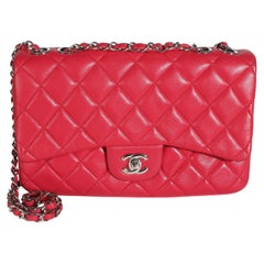 Chanel Pink Quilted Lambskin Medium 3 Accordion Flap Bag