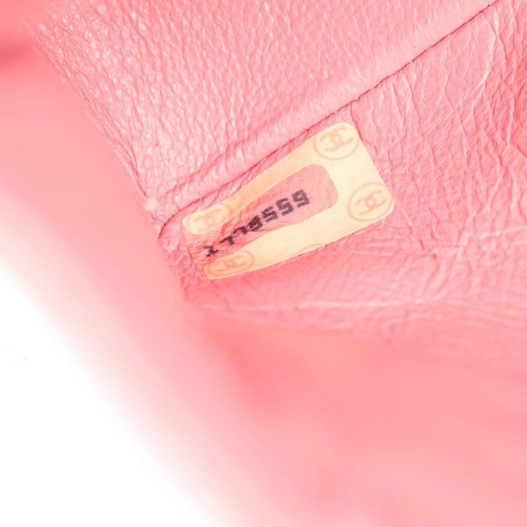 CHANEL Pink Quilted Lambskin Vintage Small Classic Double Flap Bag For ...