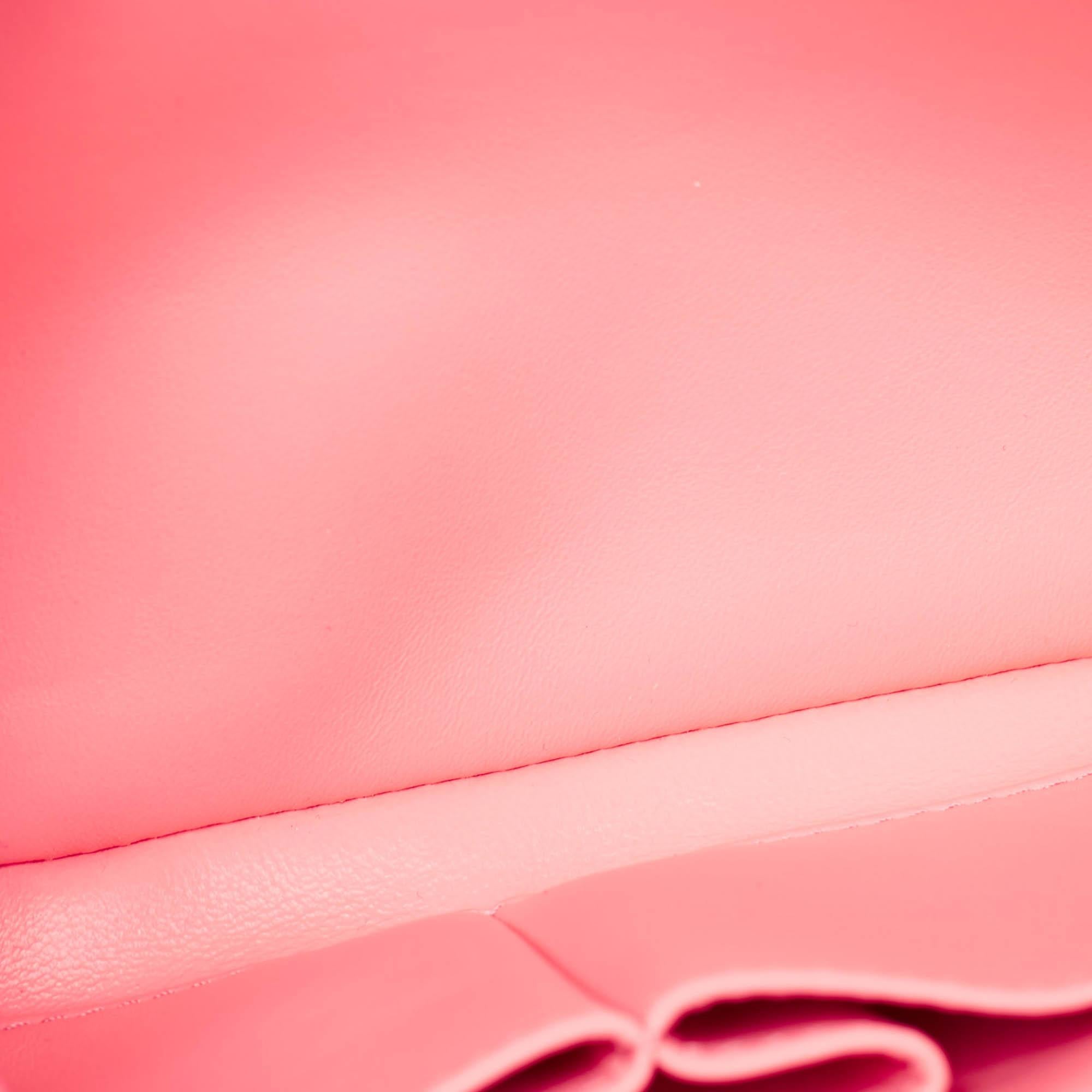 Chanel Pink Quilted Leather Small Trendy CC Top Handle Bag 5