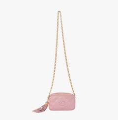 Chanel Pink Quilted Mini Camera Bag - '90s