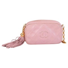 Chanel Pink Quilted Mini Camera Bag - '90s