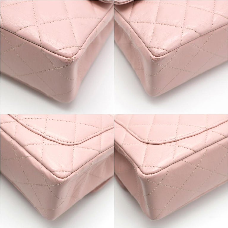 Chanel Pink Quilted Mini Square Flap Bag For Sale at 1stDibs | pink ...