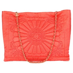 Chanel Pink Quilted Timeless Shoulder Tote