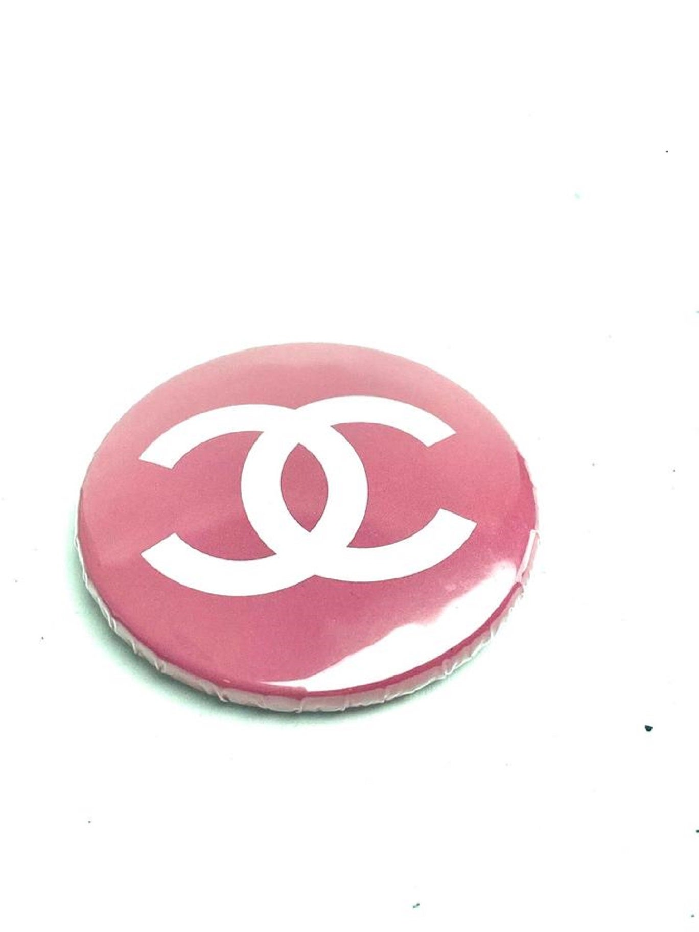 Chanel Pink Rare Cc Button 6ca531