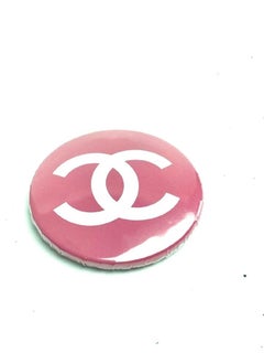 Chanel rare bouton Cc rose 6ca531